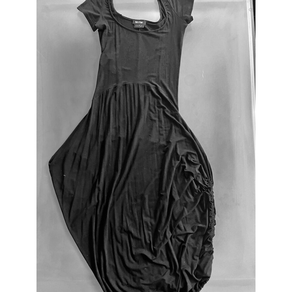 Isabel de Pedro black asymetrical dress sz 2
